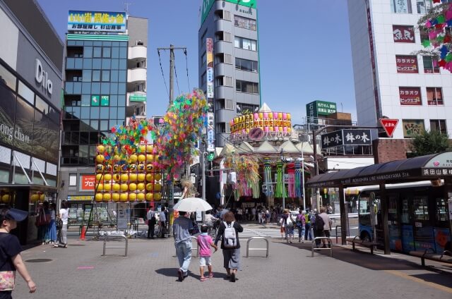 JR阿佐ヶ谷駅周辺の街並み
