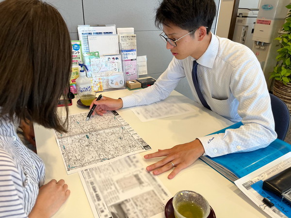 お店ですり合わせ中